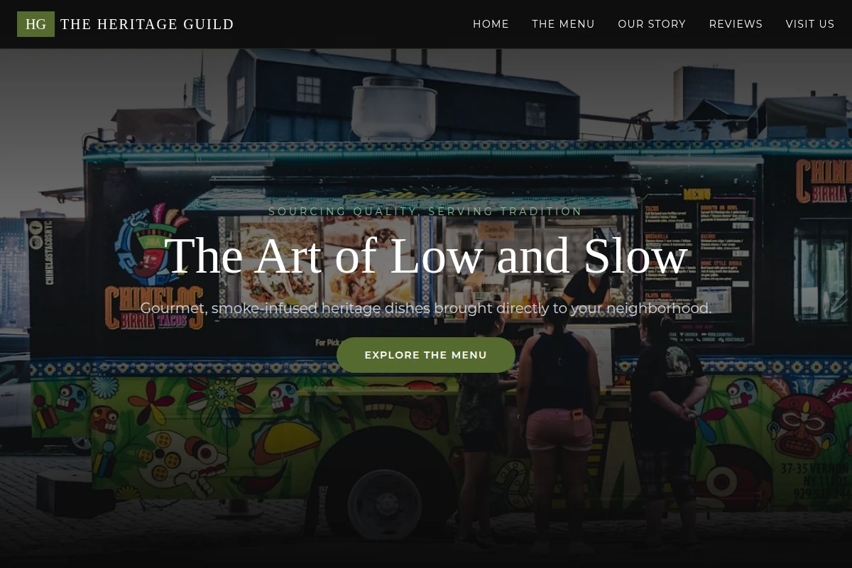 Slow-cooked Food Truck